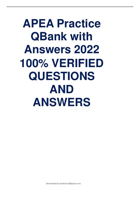 Correct <strong>Answer</strong>: D. . Apea qbank answers